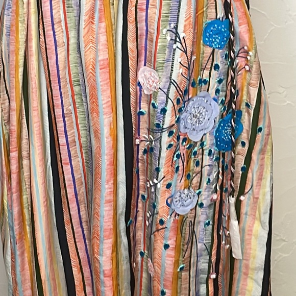 Anthropologie 5X Ajit Kumar Painterly Maxi Dress - Picture 7 of 12